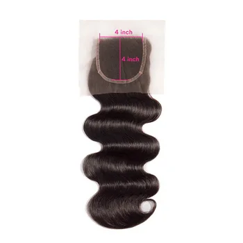 Ms Lula Peru Kūno Banga 4 Ryšulius Su 1 Gabalas 4x4 Nemokamai Dalies Nėrinių Uždarymo Žmogaus Plaukų Ryšulius Su Uždarymo Remy Hair Extension