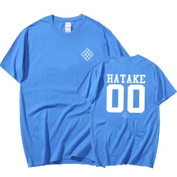 Naruto t-shirt Hatake Klanas Ženklelis Vyrų Vasaros Harajuku Unisex Trumpas Rankovės marškinėliai Japonų Anime marškinėliai Juokinga Spausdinti Streetwear