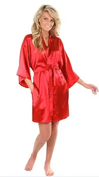 Nauja Juoda Kinijos Moterų Dirbtiniais Šilko Skraiste, Vonia Suknelė Karšto Pardavimo Kimono Yukata Chalatas vientisos Spalvos Sleepwear S M L XL XXL NB032