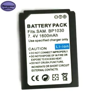 Naujas 7.4 V 1600mAh BP-1030 BP1030 BP1130 BP-1130 Fotoaparato Baterija Samsung NX200 NX210 NX300 NX500 NX1000 NX1100 NX2000 NX-300 M