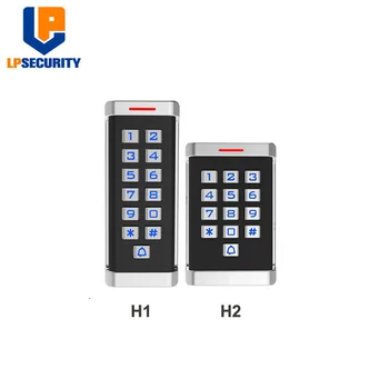 Naujas (atsparus vandeniui) metalo H1/H2 klaviatūra IC/ID kortelių skaitytuvą, patekimo kontrolės sistemos. (H1 ID)