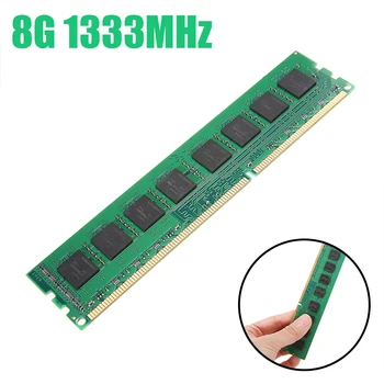 Naujas Atvykimo 1pc 24 Pin KOMPIUTERIO Atmintis RAM Memoria Modulis Kompiuterio Darbalaukio 8GB DDR3 1333 PC3 10600 1333MHZ 8G RAM