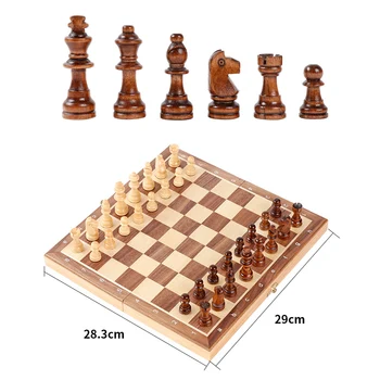 Naujas Aukštos Kokybės Nešiojami Mediniai Sofos Šachmatų Rinkinį, Medžio Masyvo Šachmatų Lentos Magnetinės Vienetų Pramogų Stalo Žaidimas Vaikams Dovanos
