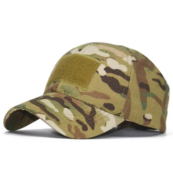 Naujas Camo Beisbolo kepuraitę Vyrų Vasaros Tinklelio Bžūp Taktinis Kamufliažas Velcr Snapback Lauko Laipiojimo Medžioklės Camo vasaros skrybėlę W1007