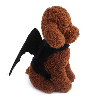 Naujas pet cosplay helovinas šikšnosparnių sparnus, drabužiai, šunų ir kačių, sulankstomas transformuojami kostiumai naudojami helovinas teddy kostiumas žaisti