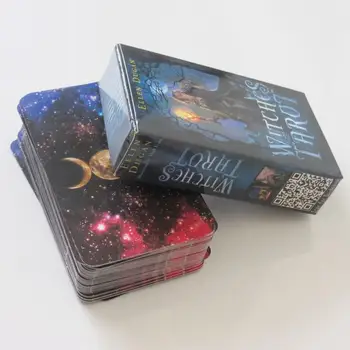 Naujas Tarot denio oracles korteles paslaptingas būrimą raganos taro kortos moterų, mergaičių kortų žaidimas, stalo žaidimas