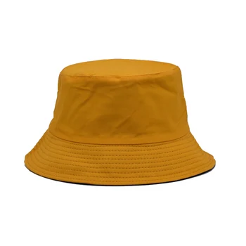 Naujas Unisex Saulės, Skrybėlės Moterims Vasaros Kibiro Kepurę Vyrai Dvigubai Pusėje Gryna Spalva Panama Lauko Žvejys Kepurės Snapeliu Baseino Bžūp M49