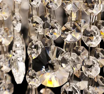 Naujos aišku, krištolo sietynas, modernus kristalų grandinės šviesos paprasta kambarį valgomasis kūrybos dizaineris liustra