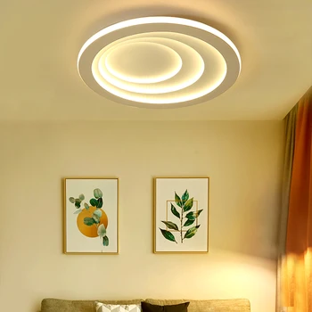 Naujos, Modernios LED Lubų Šviesos, miegamojo kambarį šviesos blizgesio de plafond šviestuvas, Apvalus Lubų lempa, namų apšvietimas