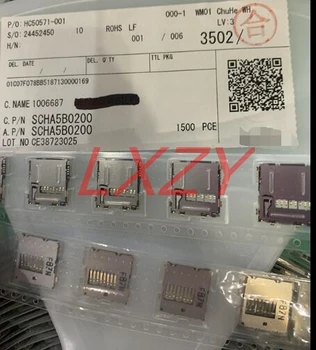 Nemokamas Pristatymas 5vnt/DAUG Originalių importuotų Japonijos jungtis SCHA5B0200 Atminties kortelės jungtis SD kortelės turėtojas