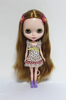Nemokamas Pristatymas didelis nuolaida RUB-51DIY Nuogas Blyth lėlės gimtadienio dovana girl 4 spalva didelėmis akimis, lėlės su gražių Plaukų mielas žaislas