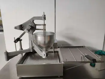 Nemokamas Pristatymas kaina spurgos fryer mašina/Spurga kamuolys maker 