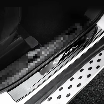 Nerūdijančio plieno Durys, Palangės Apima nusitrinti plokštė, apsaugai apsauga Mitsubishi Outlander 2013-2018 M. Automobilių Reikmenys 4pcs