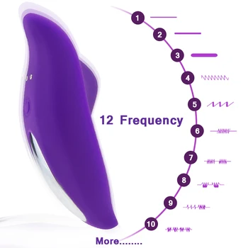 Nešiojami Panty Vibratorius Sekso Žaislas Moterims Belaidžio Nuotolinio Valdymo Kelnaitės Klitorio Vibruojantys Kiaušiniai, 12 Vibracijos Modelis Nematomas