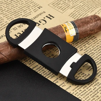 Nešiojamų Plastiko Rankenos Rūkymas Įrankių Priedai Nerūdijančio Plieno Peilis Kišenėje Cigarų Pjovimo Žirklės Žirklės