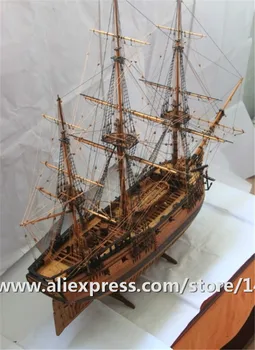 NIDALE Modelio Skalė 1/50 1776 JK Klasikinis medinis burlaivis Karališkojo karinio jūrų Laivyno DRUID Karo SC Modelį rinkinys