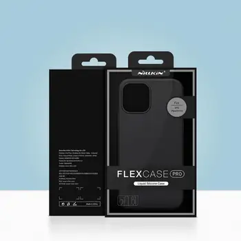 NILLKIN Originalus Case For iPhone 12/12 Pro Flex Pure Pro Magnetic Silikono Atveju iPhone, 12 Pro Max 12 Mini atsparus smūgiams Dangtis
