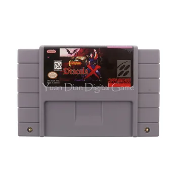 Nintendo SFC/SNES Žaidimų Kasetė Konsolės Kortelės Castlevania Drakula X anglų Kalba MUMS Versija