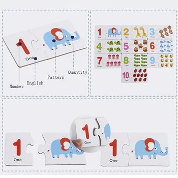 Numeris paieškos operacijos dėžutė medinė Montessori matematikos skaičiavimo stick mokymosi žaidimas aritmetinis blokai švietimo žaislas vaikams