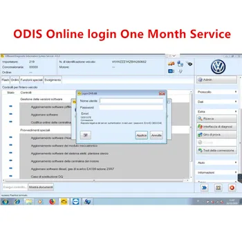 ODIS Internete Kodavimo Login Audi Programinė įranga, skirta VW, Montavimas 4.3.3 dėl VAS Diagnostikos Sąsaja VAS5054A 4.4.1 VAS6154