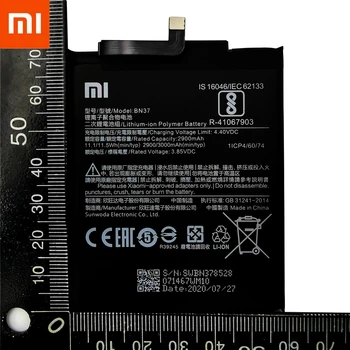 Originalią Bateriją Už Xiaomi Mi Redmi6 Redmi 6 Redmi 6A Redrice 6 BN37 Originali Telefono Baterija 3000mAh+Įrankių Rinkiniai
