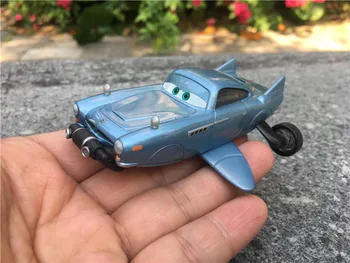 Originalus Disney Pixar Automobilių Finn McMissile su Alsuoklio Deluxe Retųjų Metalų Diecast Žaislas, Automobilių Naujos Laisvas