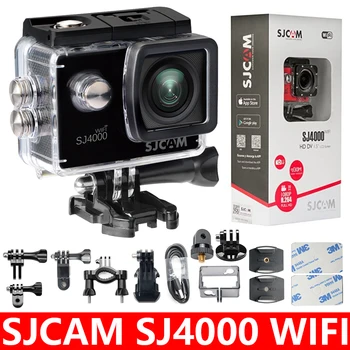 Originalus SJCAM SJ4000 WiFi Sporto Veiksmo Kamera 1080P 2.0 colių Ekranas, 