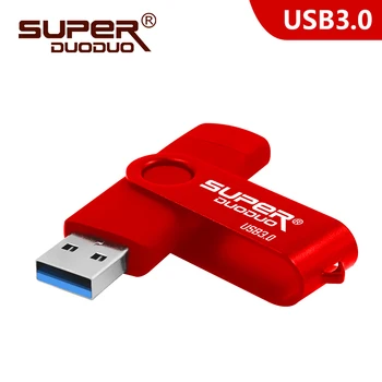 Originalus USB 3.0 OTG USB Flash Diskas 128gb 64gb Pendrive 32 gb, 16 gb 