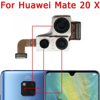 Originalą Huawei Mate 20 X Mate20 20X Galinio vaizdo atsarginę Kamerą Pagrindinėje Galinio vaizdo Kameros Modulis Flex Kabelis Pakeitimo Atsarginės Dalys