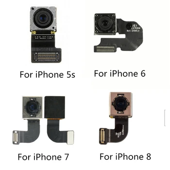 Pagrindinis Galinio vaizdo Kamera, iPhone 7 8 X Kameros XS max 11 11pro Didelį Fotoaparatą, Galiniai Pagrindinis Objektyvas Flex kabelis Pakeitimo 