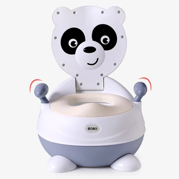 Panda Baby Pamišęs Unitazo Mielas Animacinių Filmų Mokymo Pan Tualeto Sėdynė Vaikams Bedpan Nešiojamų Showers Patogus Atlošas Puodą