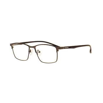 Paprastas dizainas vyrų stiliaus metalo optinis kadrų per visą kadrą trumparegystė akiniai