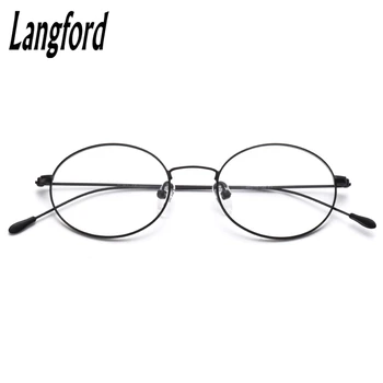 Paprastas ovalo formos akiniai vyrų vintage akiniai skaidrūs mažosios taurės moterų aišku, akinių rėmeliai optinis recepto