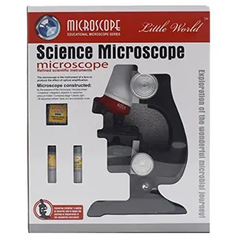 Patvarus Mikroskopo Rinkinys Lab LED 100X-1200X Namų Mokyklos Švietimo Žaislas Dovana Biologinis Mikroskopas Vaikams Vaiką