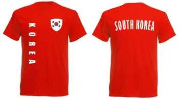 Pietų Korėja, T-Marškinėliai, VYRIŠKI Futbolo Legenda Soccers Jersey 2019 Mados Medvilnės Slim Fit Viršų trumpomis Rankovėmis Atsitiktinis Top Marškinėliai