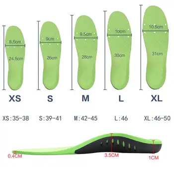 Plokščių pėdų korekcijai EVA vidpadžio viduje aštuonių pėdų valgus vienodo snukio XO tipas kojos teisingą vyrų ir moterų, aukštas pėdos arka padas