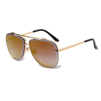 Prekės kurti Naujų akinių nuo saulės Mados Moterų, Vyrų Derliaus Metalo Saulės akiniai Prabanga Sunglass UV400 Atspalvių Akių gafas de sol