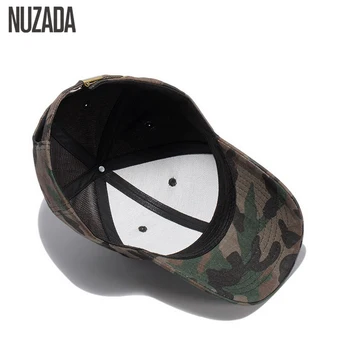 Prekės NUZADA Kokybės Hip-Hop Skrybėlės Pavasario Vasaros Vyrai Moterys Beisbolo kepuraitę Kamufliažas Snapback Kaulų Aukštos kokybės Medvilnės Kepurės nuo Saulės