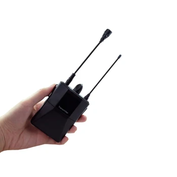 Profesinės 3.5 mm Rakinama Mic Kišeniniai Stilius Vienakryptis Kondensatoriaus Mikrofonas Sennheiser BodyPack Siųstuvas