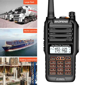 Profesinės Baofeng UV 9R Plius Kumpio ir CB Radijo Comunicador walkie talkie du būdu radijo 10-50km vhf uhf baofeng uv9r plius