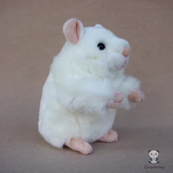 Puikus Žaislas Mielas Įdaryti Totoro Doll Realaus Gyvenimo Pliušinis Žiurkėno Žaislai Vaikams, Mini Baltos Pelės Lėlės