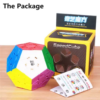 QIYI megaminxeds magija kubeliai stickerless greitis profesinės 12 pusių įspūdį cubo švietimo žaislai vaikams