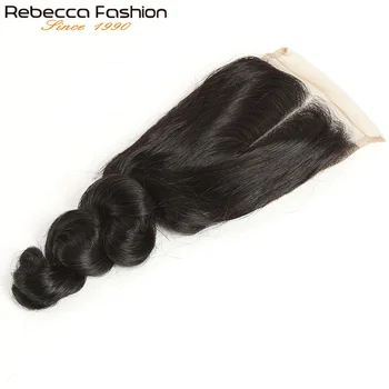 Rebecca Prarasti Giliai Banga Ryšulius su Uždarymo Peru Plaukų Ryšulius su Uždarymo Remy Žmogaus Plaukų Ryšulius su Priekinės