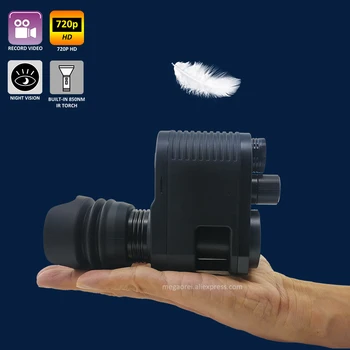 Reguliuojamas Dioptrijų Lęšis Megaorei 3 Integruotos Monokuliariniai Žiūronai priedų 720p Naktinio Matymo vaizdo Kamera
