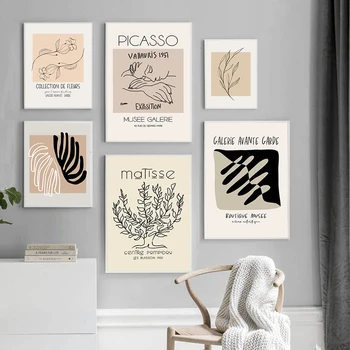 Retro Pikasas Paroda Drobės Plakatas Sienos Meno Tapybos Matisse Anotacija Augalų Spausdinti Nuotraukas Unikalus Kambarį Namų Dekoro