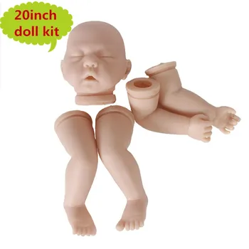 Rinkinys Atgimsta 20inch Lėlės Reborn Rinkinio Unpainted Lėlės Dalys Atgimimo Kūdikio Formų Lėlė Baby Doll Priedai