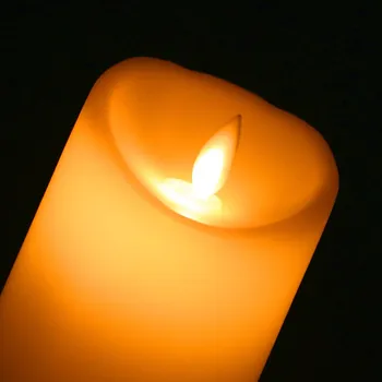 Romantiška LED Elektros Baterija Tealight Žvakės Flameless Atostogų Vestuvių papuošalai Kalėdų Šiltai Balta LED Žvakė