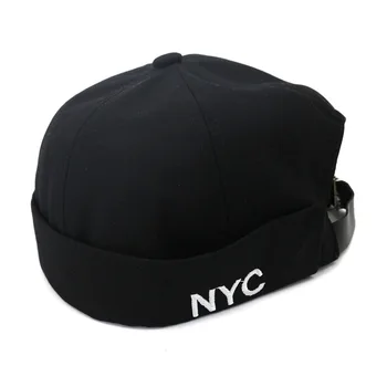Rudenį ir žiemą, kad nauji gatvių laišką NYC siuvinėjimo savininkas skrybėlę banga prekės hip-hop ne kraštais skrybėlę Vyrų ir Moterų dome melionas skrybėlę