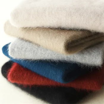 Rudenį ir žiemą pakrautas krūva apykaklę kašmyro megztinis moteriška prarasti galvos vientisos spalvos trikotažo, žemiausią megztinis sustorėjimas