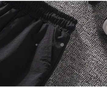 Rudenį Streetwear siuvinėjimo Krovinių Kelnės Moterims Harajuku BF Prarasti Didelis Kišenėje Hearm Kelnės Aukštu Juosmeniu Laisvas Moterų Kelnės